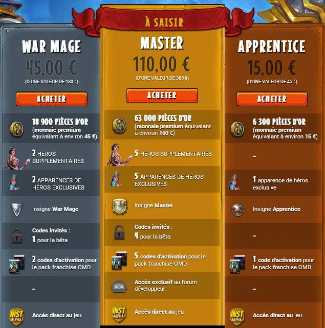 Système VIP Orcs Must Die