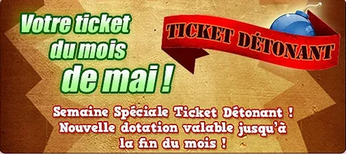 Nouvelle dotation de 2.000€ sur le Ticket Détonant