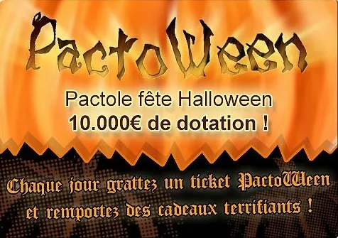 Ticket à gratter Pactoween
