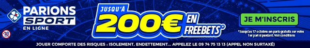 Nouveau bonus de bienvenue Parions Sport