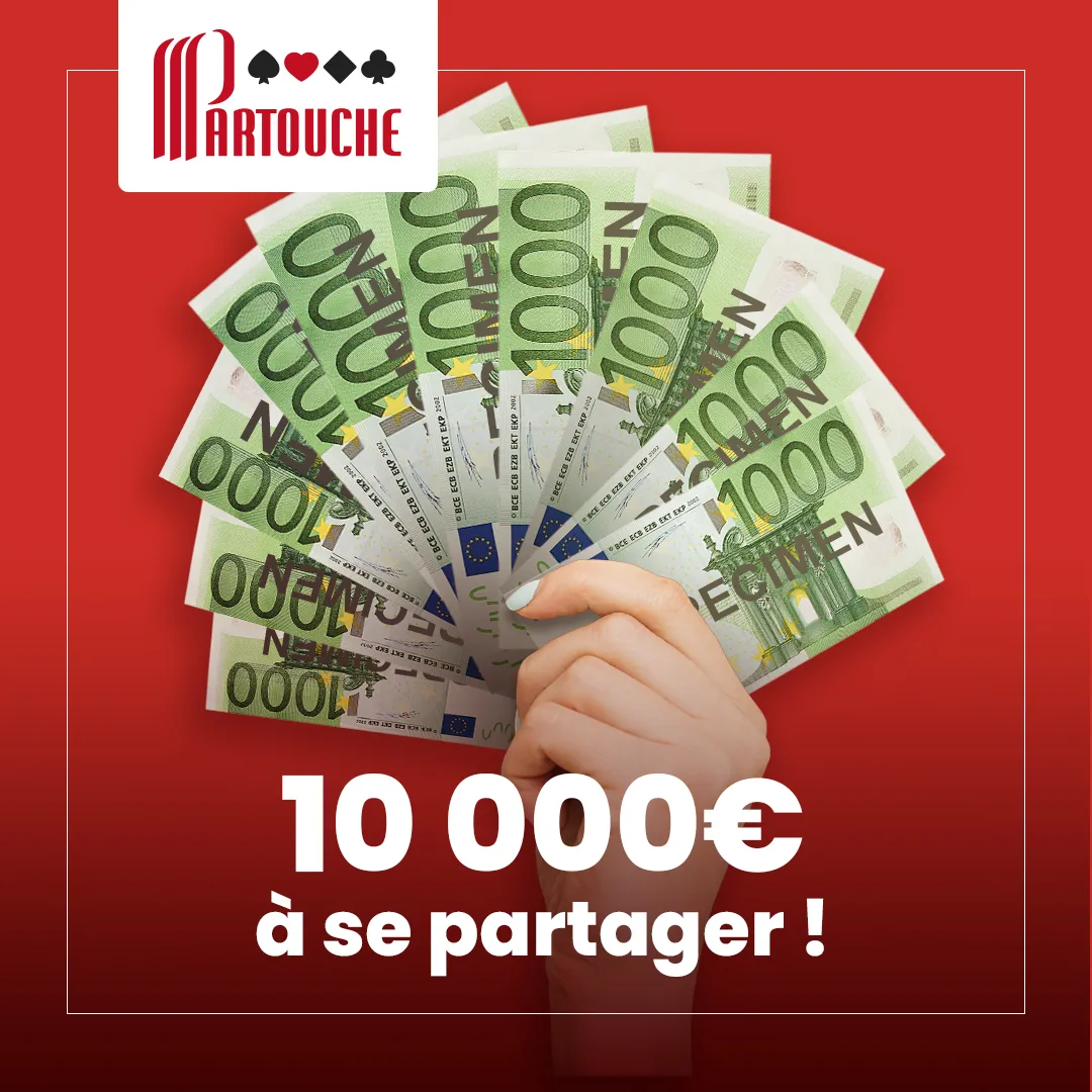 Gagnez 10.000 euros sur Partouche