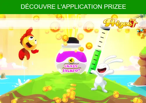 Application gratuite Prizee
