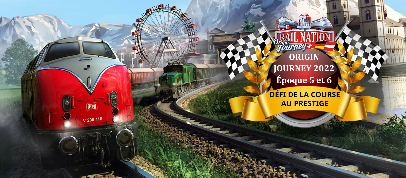 Origin Journey Course de Prestige sur Rail Nation