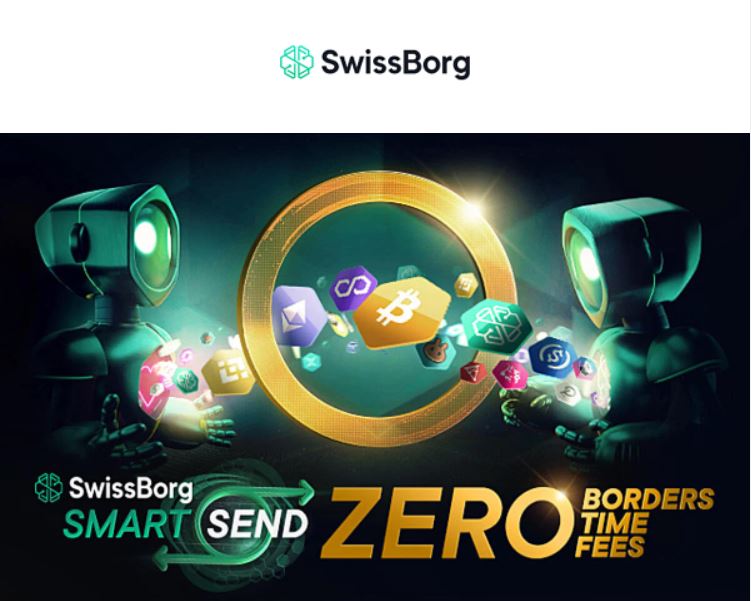 Smart Send sur Swissborg