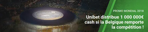 1 millions d'euros offerts si la Belgique gagne la Coupe du Monde