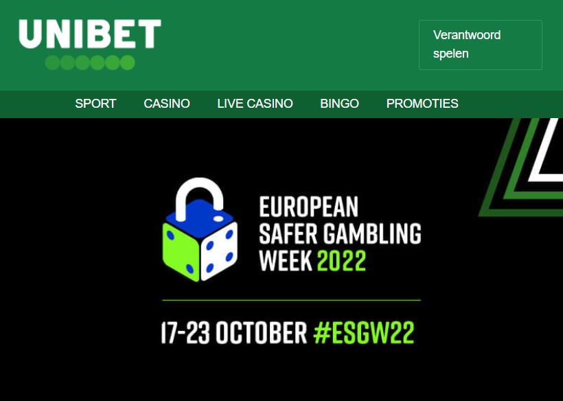 European Safer Gambling Week sur Unibet