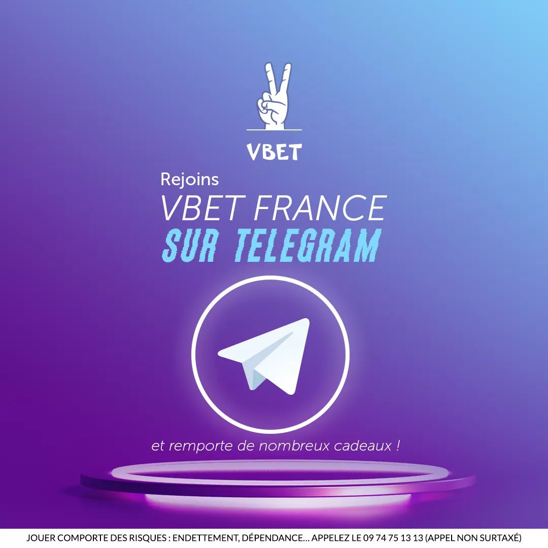 Vbet débarque sur Telegram et offre des freebets