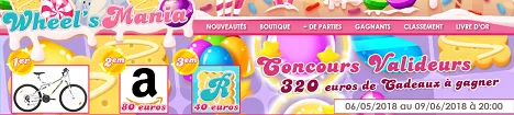 Concours valideur sur Wheel's Mania