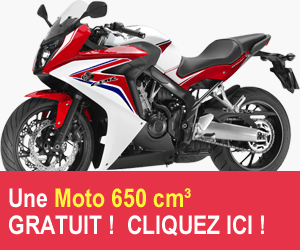 Gagnez une Moto 650 cm³