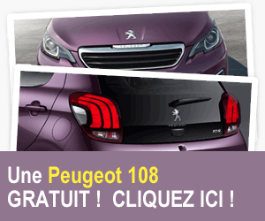 Fiche : Gagnez une Peugeot