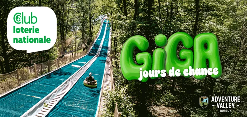 Gagnez une nuit glamping ou un Pass Adventure Valley Durbuy avec la loterie nationale belge