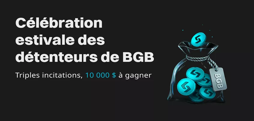 Bitget lance sa célébration estivale : 10 000 USDT à se partager entre détenteurs de BGB