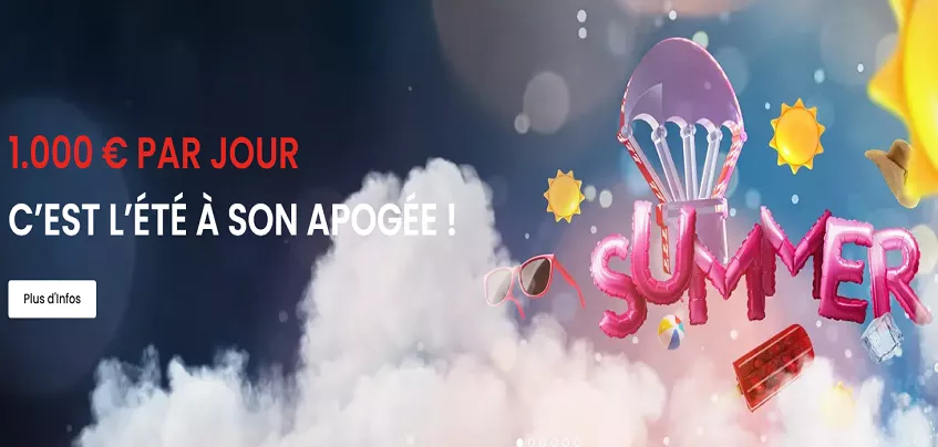 Summer Deal sur Casino777 : 15 jours de récompenses à savourer