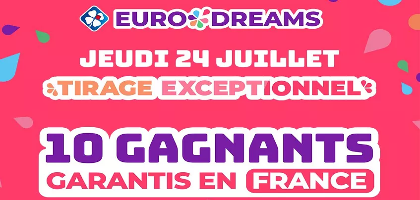 Préparez-vous : Tirage exceptionnel EuroDreams le 24 juillet
