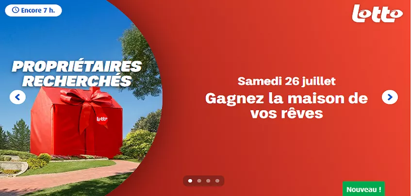 Loterie Nationale Belgique : samedi 26 juillet, une maison de rêve vous attend