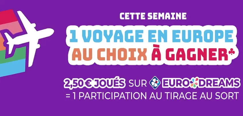 EuroDreams sur FDJ.fr : Des voyages exceptionnels à gagner !
