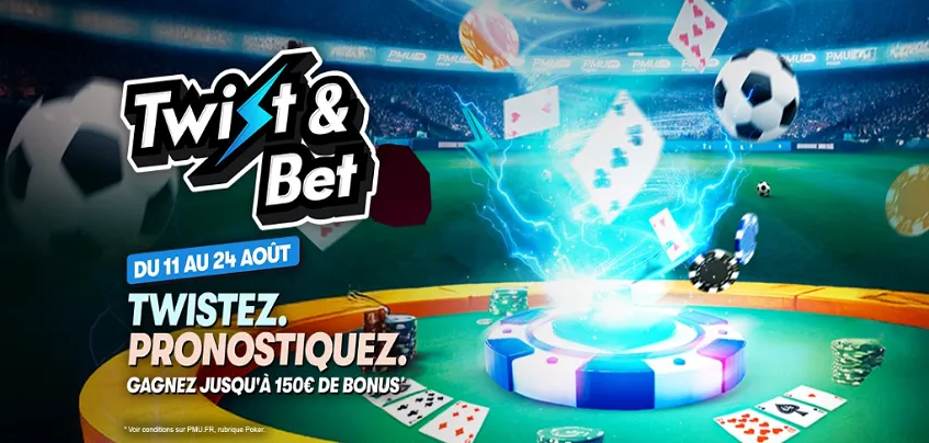 PMU.fr : Alliez poker et paris sportifs pour décrocher 150€ de gains