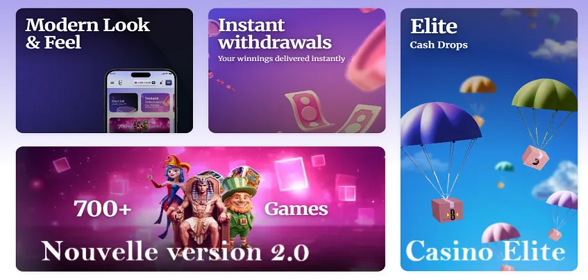 Casino Elite 2.0 : site repensé, plus rapide et plus sûr