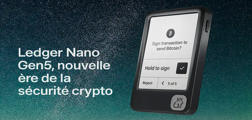 Ledger Nano Gen5: révolution signée Ledger