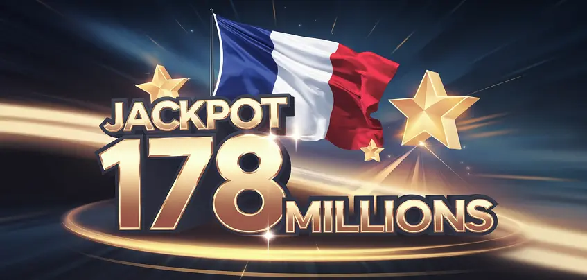 Jackpot de 178 millions, l’Euromillions couronne un français