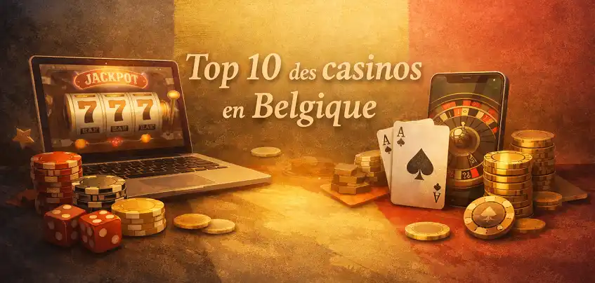 Top 10 des casinos en ligne en Belgique : où jouer en toute confiance