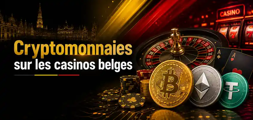 Les cryptomonnaies acceptées sur les casinos belges légaux