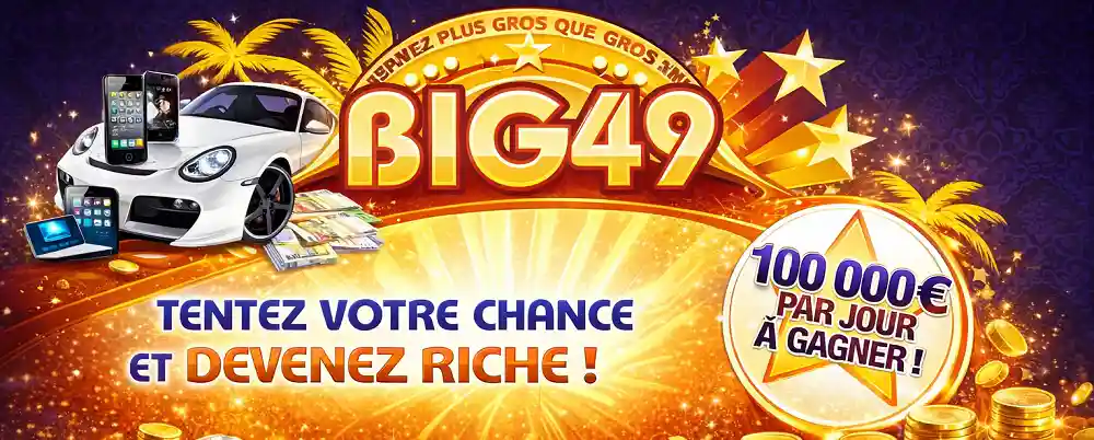 Visuel du site de jeux Big49