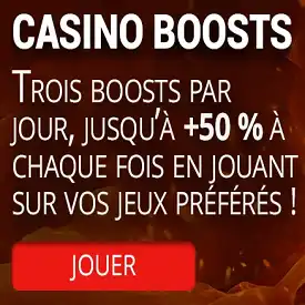 Casino King Boost avec gains augmentés jusqu’à 50 %