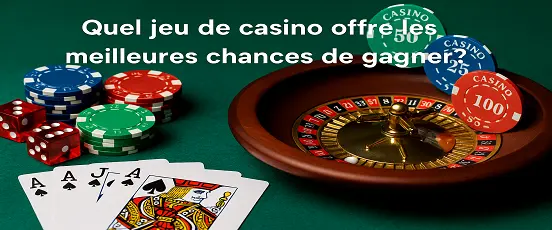 Roulette, cartes et jetons colorés sur une table de casino français en ligne illustrant les meilleures chances de gagner