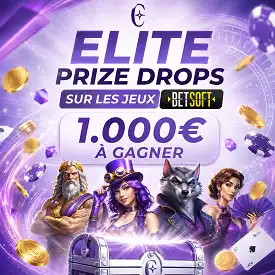 Casino Elite Prize Drops sur les jeux Betsoft avec 1.000 € à gagner