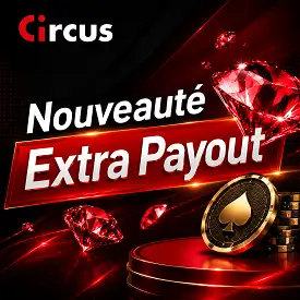 Actualité Circus Casino Extra Payout avec diamants rouges et jetons
