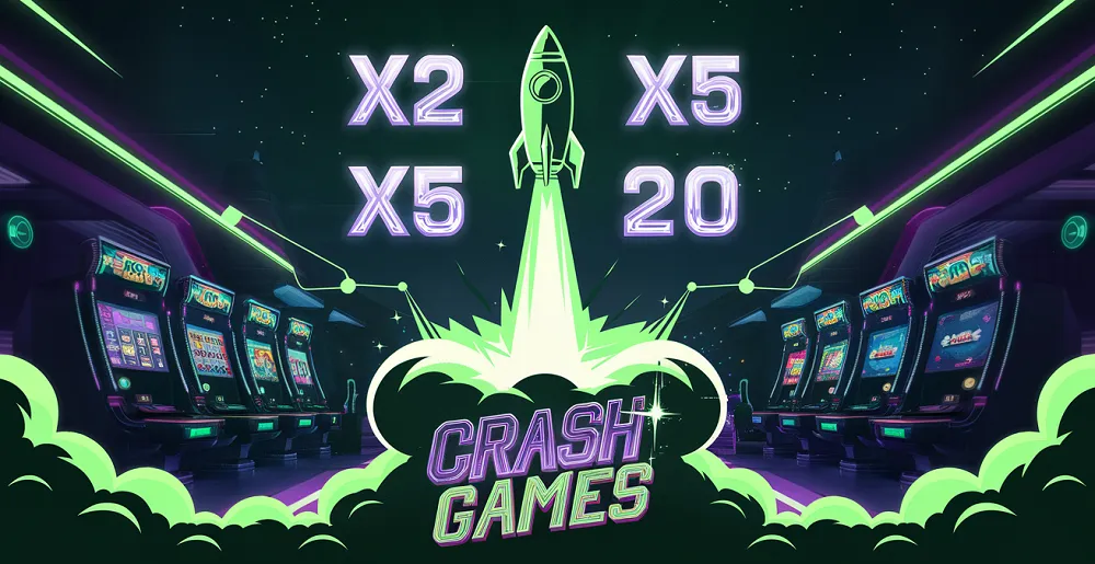 Crash Games : fusée et des multiplicateurs