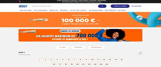 Visuel de la page d'accueil de Crescendo