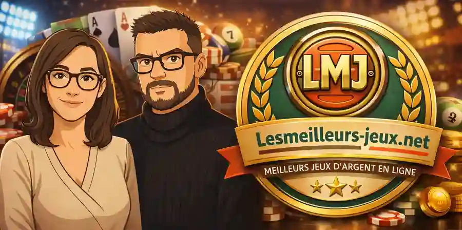 Bannière Les Meilleurs Jeux avec Jim et Jill, experts du guide de jeux en ligne LMJ
