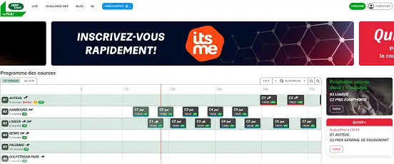 Visuel de la page d'accueil d'Eurotiercé Turf