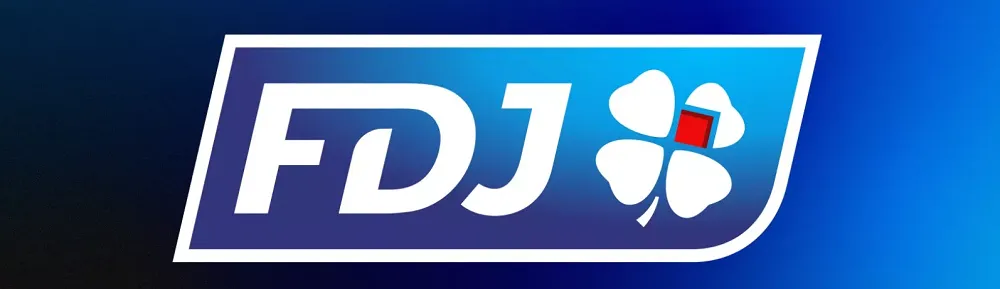 Logo officiel de la FDJ, opérateur du Jackpot EuroMillions du 8 août 2025
