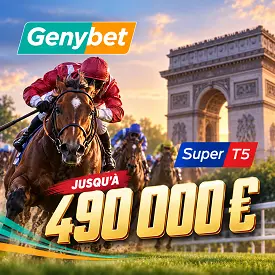 Genybet Turf Super Top 5 avec jusqu’à 490 000 € à partager avant le Qatar Prix de l’Arc de Triomphe
