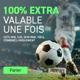 Golden Palace Sports, offre 100 % extra sur pari combiné