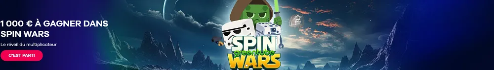Tournoi Spin Wars sur Oria Casino avec 1 000 € à gagner, une compétition galactique autour du multiplicateur