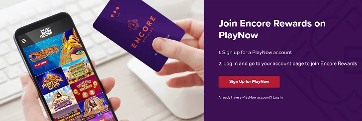 Programme de fidélité Encore Rewards sur PlayNow