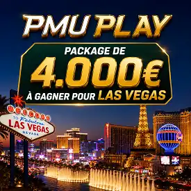 PMU Play Poker offre un package de 4.000€ pour Las Vegas
