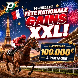 PMU Play Turf célèbre le 14 juillet avec une course hippique, des feux d’artifice et 100 000 € à partager