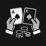 Image représentant le poker avec un as et un roi en main non disponible