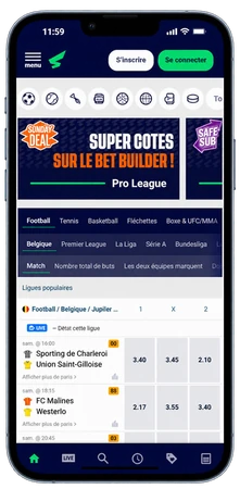 Scooore affiché sur un téléphone portable