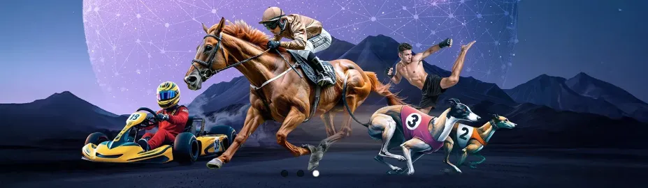 Sports Virtuels avec karting, courses de chevaux, arts martiaux et courses de lévriers pour parier en ligne