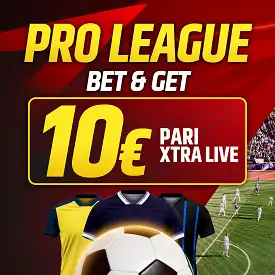 Pro League Star Sport Bet & Get 10€ pari Xtra live