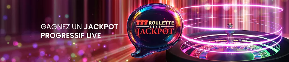 Jackpot Live Roulette sur Casino777
